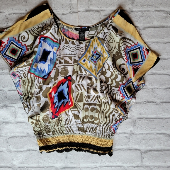 WILD Thyme printed top size M - Picture 9 of 14